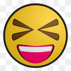 Download Hd Xd Emoji Source - Wide Grin,X D Emoticon