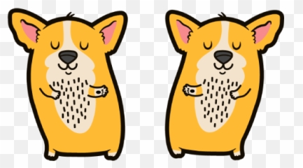 Cute Dancing Corgi Dog Cursor - Animal Figure Emoji,Dancing Cursor -emoticon -peanut