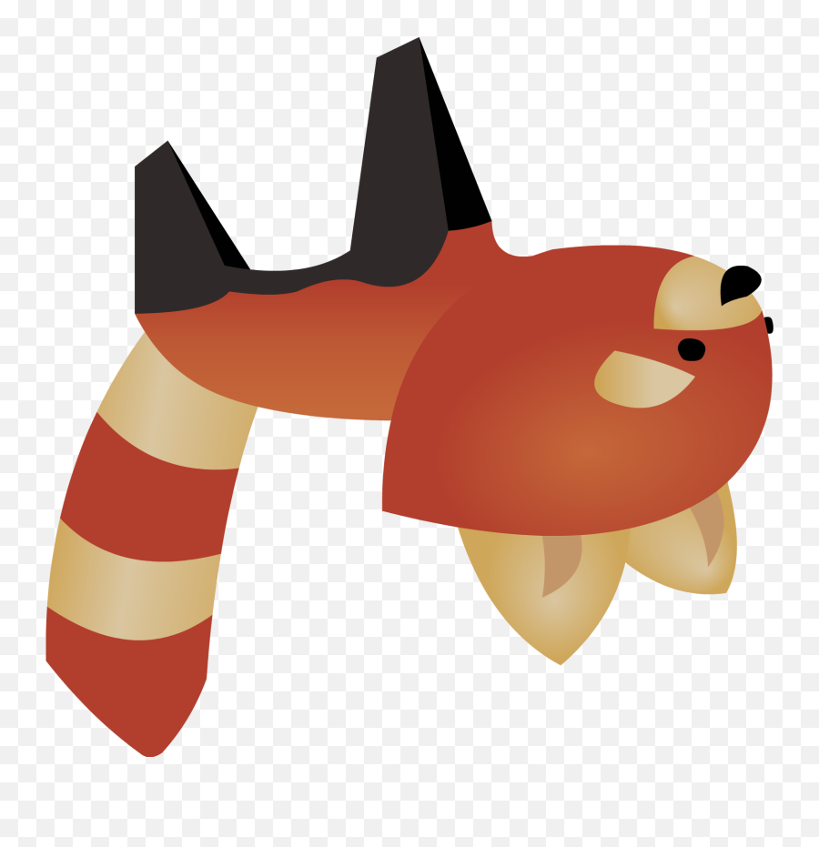 Tiny Wolf Cliparts - Transparent Background Red Panda Clipart Emoji,Red Panda Emoji