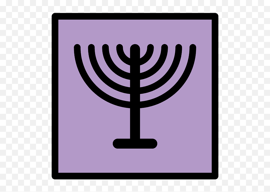 Menorah Emoji Clipart Free Download Transparent Png - Temple Menorah,Jewish Emojis Png