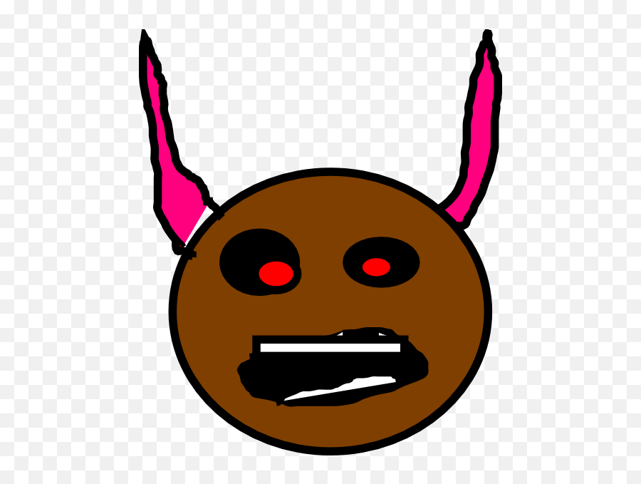Crazy Bull Clip Art At Clkercom - Vector Clip Art Online Happy Emoji,Skull Emoticon Alt Code