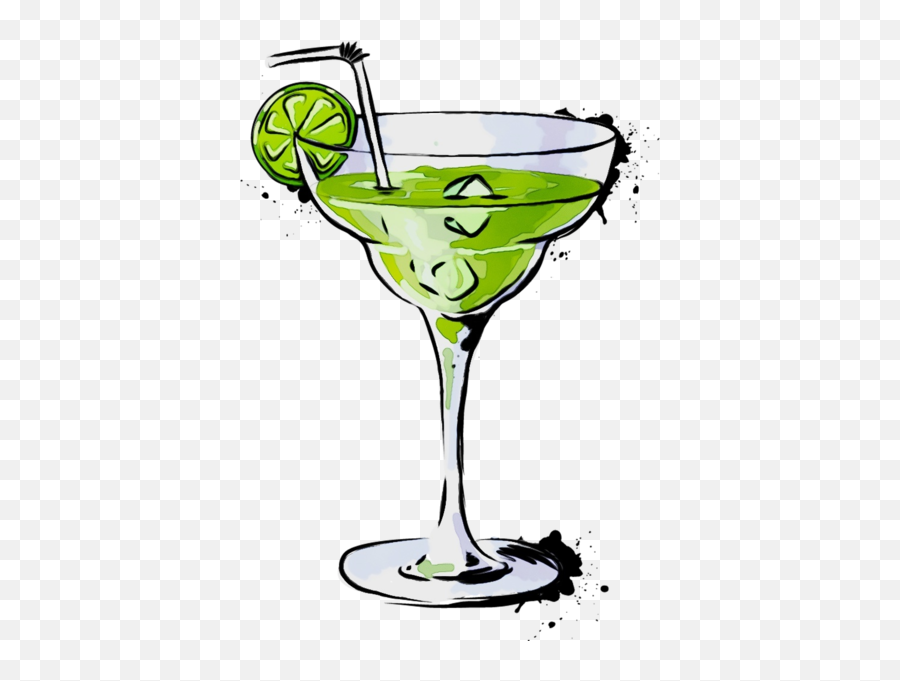 Margarita Martini Cocktail Martini Glass Drink For New Year - Martini Glass Emoji,Emoticon Champagne Glass