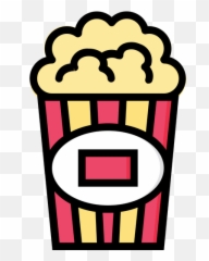 Free Popcorn Colored Outline Icon - Available In Svg Png Emoji,Corn Emoji Discord