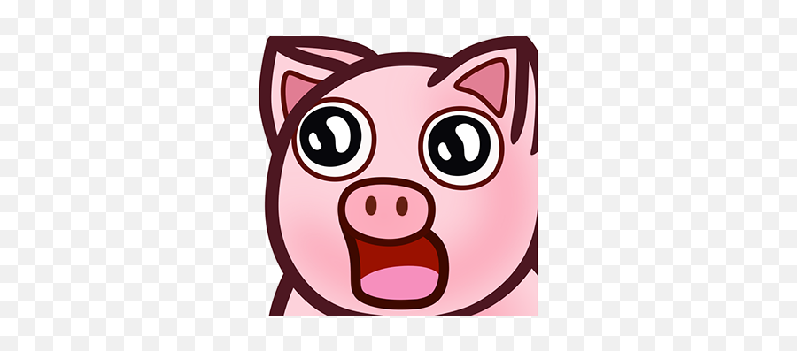 Discrete Projects Photos Videos Logos Illustrations And Emoji,Pig Kawaaii Emoticon