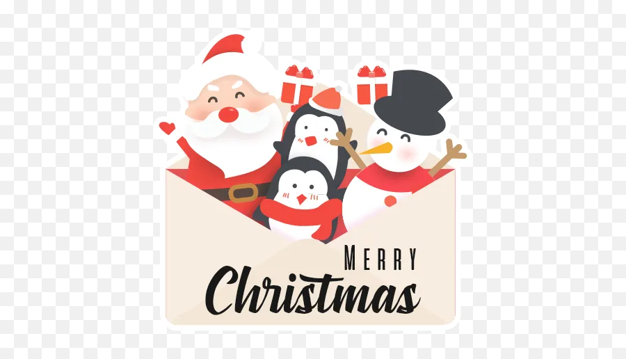 Christmas By Marcossoft - Sticker Maker For Whatsapp Emoji,Santa Chat Emoji