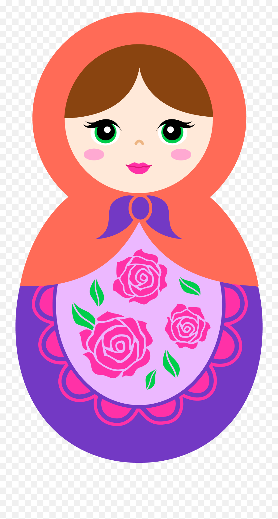 Doll Clipart Doll Sick Doll Line Drawing - Russian Doll Clipart Png Emoji,Japanese Dolls Emoji