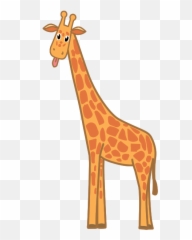 Zoo Animals - Orange Giraffe Clipart Emoji,Hippopotamus Emoji