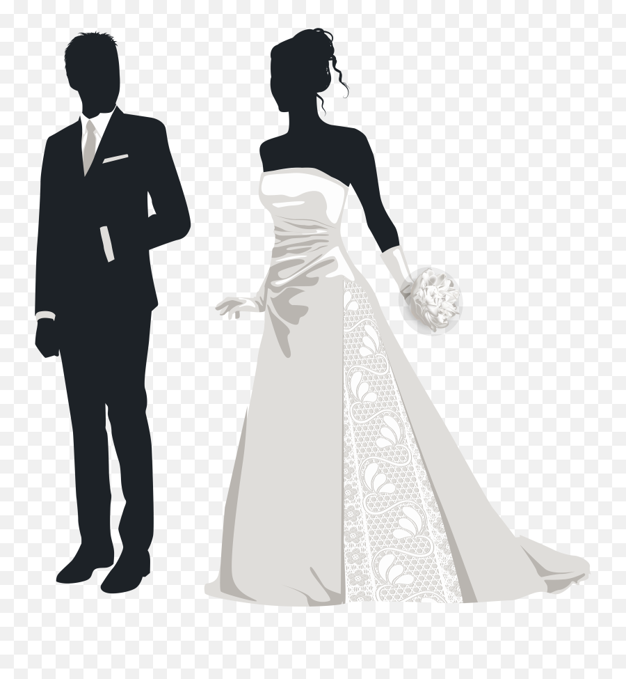 Wedding Invitation Bridegroom Clip Art - Bride Png Photos Groom Clip Art Png Emoji,Wedding Dress Emoji