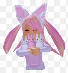 Royalehigh Girl Bunny Roblox Sticker By Nikki - Girls Royale High Roblox Emoji,Bunny Girls Emoji