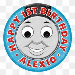 Thomas The Tank Engine - Happy Emoji,Emoji Cake Toppers