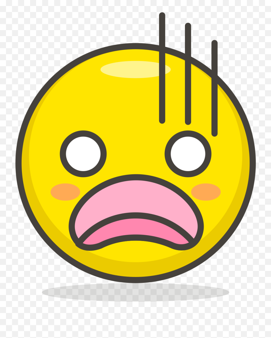 Anguished Face Emoji Clipart Free Download Transparent Png - Scared Logo Icon,Confounded Emoji