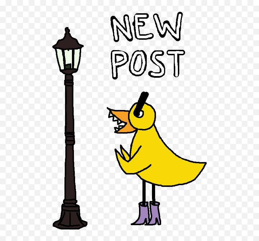 Cartoon Character Post Sticker By Angry Duck For Ios Android - Happy Emoji,Cartoon Network Character Emojis