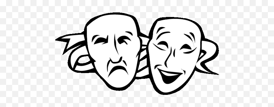 Drama Sri Lanka - Clip Art Library Drama Faces Gif Emoji,Theatre Mask Emoji