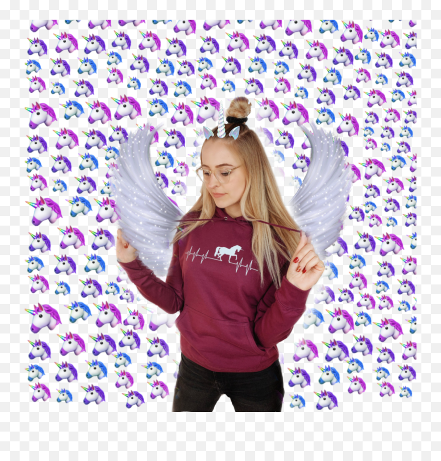 Bonnytrash Sticker - Transparent Emoji Background Png Picsart,Angel Emoji Sweatpants