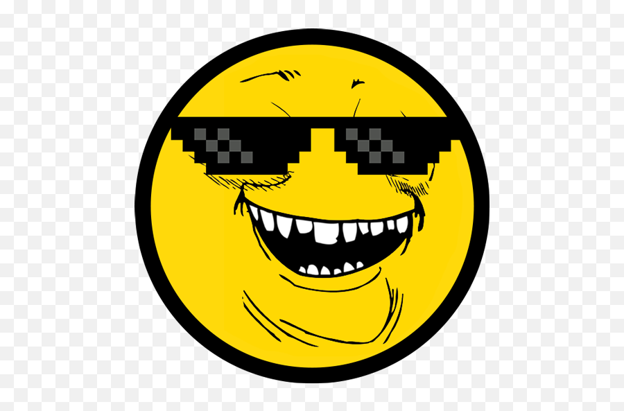 Rage - Green Yoba Emoji,Laughing Snide Emoticon