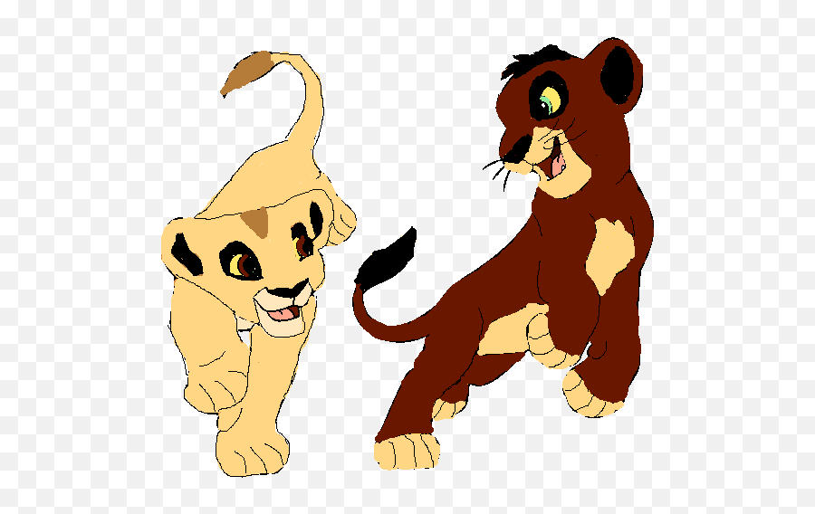 First Lion King Scar And Zira Cub Free - Scar Cub Zira The Lion King Emoji,Lion King Emotions