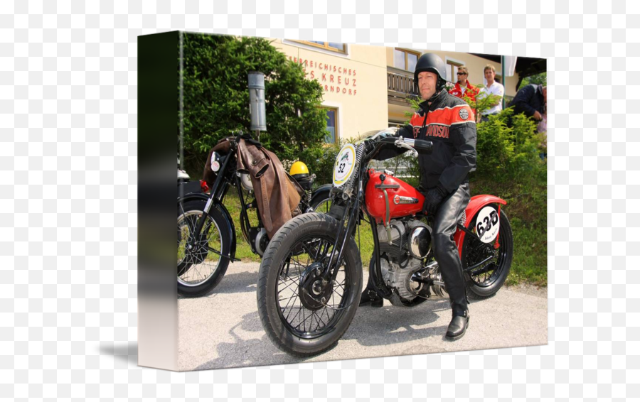 Harley Davidson Wr - 1948 Bernhard Egger By Rumoto Images Motorcycle Emoji,Motorcycles And Emotions