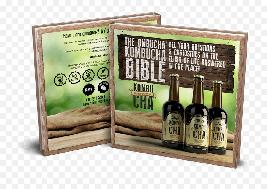 Kombucha Bible Ebook - Ombucha Kombucha Hand Brewed With Glass Bottle Emoji,Emotion Ship Elixir