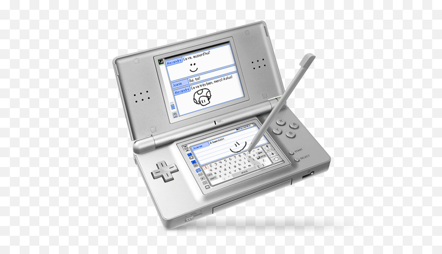 2010 - Ds Lite Silver Emoji,The Five Emotions Of Sega Bass Fishing