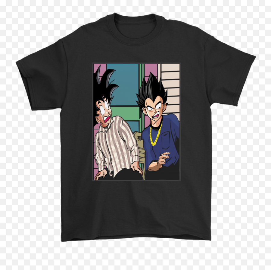 Friday Damn Meme Son Goku And Vegeta - Goku Vegeta Friday Shirt Emoji,Dragon Ball Touches My Emotions