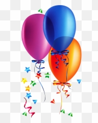 Confetti Globos De Colores Globos De Emoji,Confetti Emoticon Clipart Phg