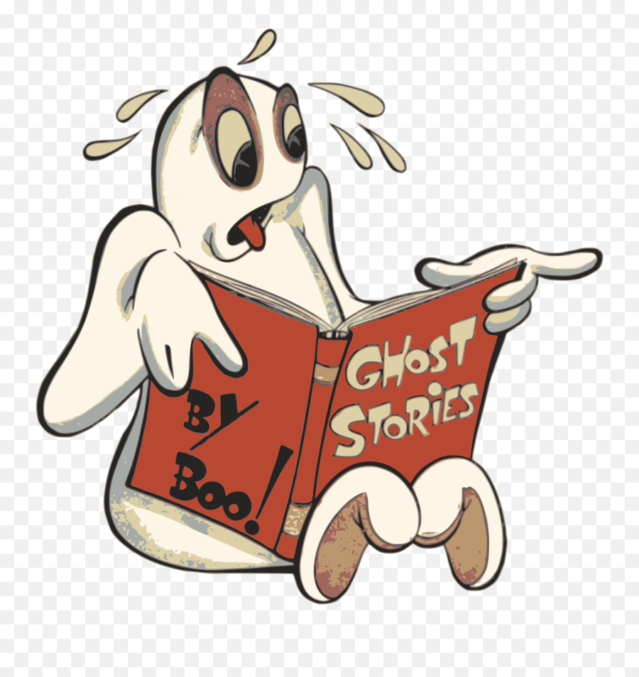 Ghost Reading Book Clipart Free Svg - Free Halloween Book Clipart Emoji,Emoji Reading A Book