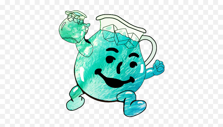 Download Coolaid - Tumblr Kool Aid Man 1960s Png Image Drinking Blue Kool Aid Emoji,What Your Favorite Kool Aid Emoji