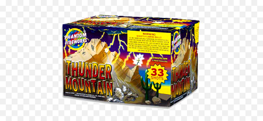 Phantom Fireworks Thunder Mountain 33 - Firecracker Emoji,Fireworks Emoticon Png