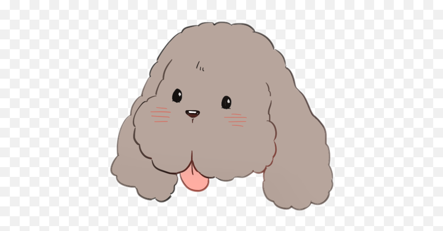 Kawaii Makkachin Sticker - Soft Emoji,Makkachin Yuri On Ice Emoticon