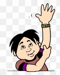 Arms Clipart Wave - Raise Your Hands Cartoon Emoji,Raise Your Hand Emoji