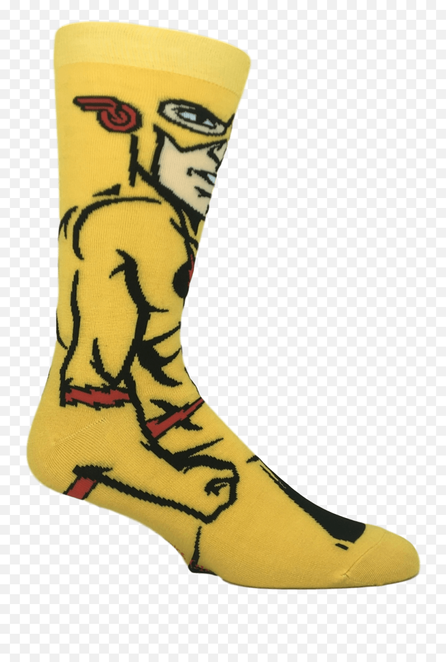 Dc Comics Reverse Flash 360 Superhero Socks - Girly Emoji,Gold Mask Emotion Dc Comics