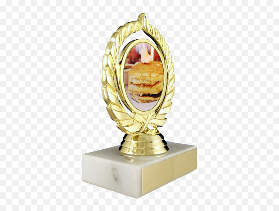 Pancake Trophy On Marble Base - Antique Emoji,Patrick Steware Emoji Movie