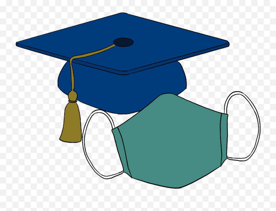 Caps Off Masks On How Commencement Will Look This Year - Square Academic Cap Emoji,Emoticons Sw
