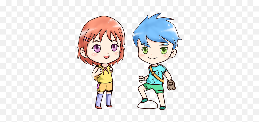 They Asians Or Europeans - Children Chibi Emoji,Japanese Chibi Emojis