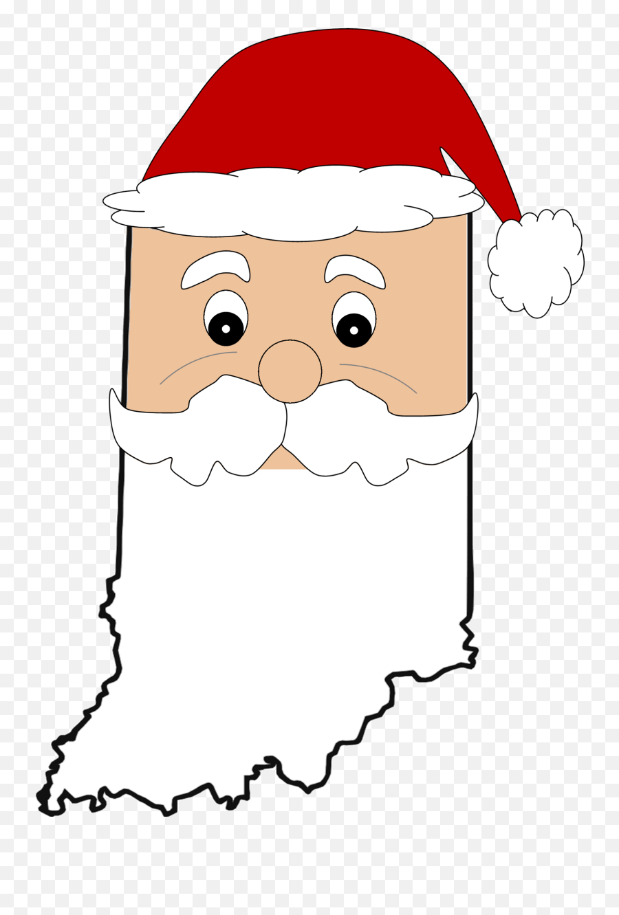 Santa Claus Indiana Clipart - Santa Claus Emoji,Crying Santa Claus Emoticon