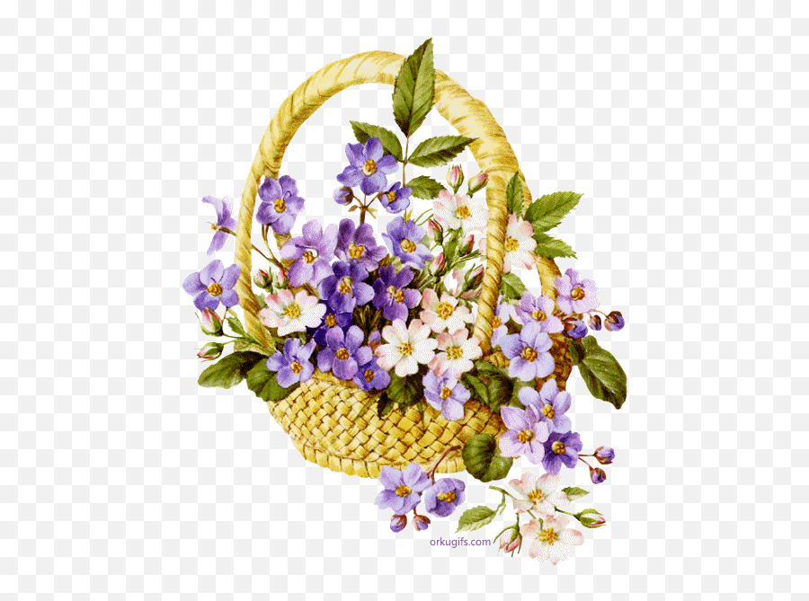 Only Images Images Comments Graphics And Scraps For - Beautiful Flower Basket Painting Emoji,Reblog If Emoticon Tumblr