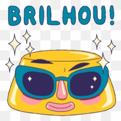 Emotion Bril Hou Sunglasses - Happy Emoji,Glass Case Of Emotion Gifg