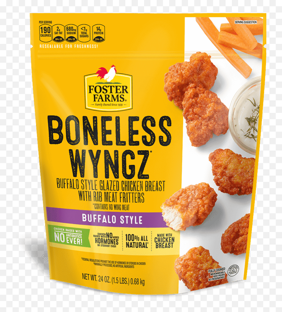 Buffalo Style Boneless Chicken Wyngz - 24 Oz Products Emoji,Style & Emotion Real Time Perfume Coscentra