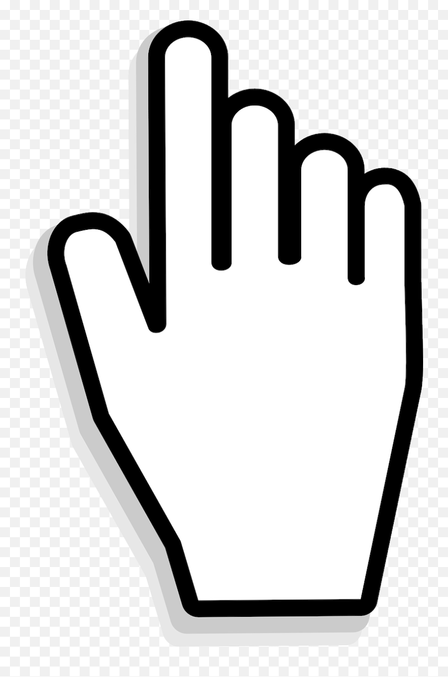 Free Image On Pixabay - Cursor Hand Mouse Click Free Clip Art Png Hand Emoji,How To Put Emojis On Youtube Comments