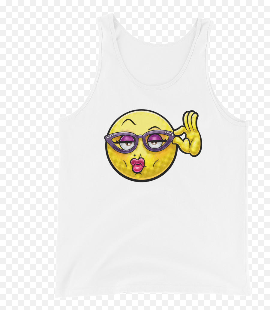 Vest Tagged Tank Top - Swish Embassy Europe Undershirt Emoji,Britney Spears Emoticon
