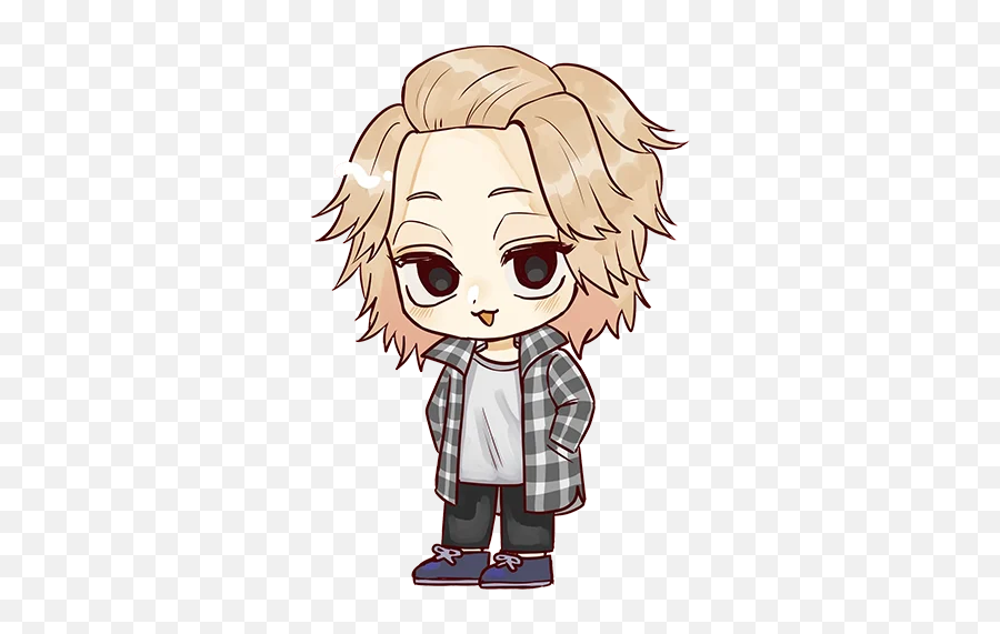 Telegram Sticker 19 From Collection Tokyo Revengers - Fictional Character Emoji,Yoosung Emoticon