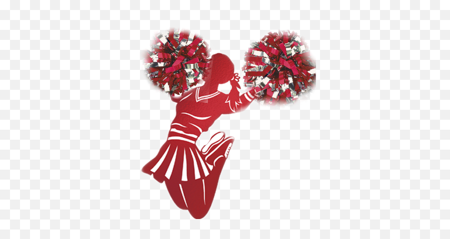 Stickerchallenge Cheerleading Sticker - High School Winter Sports Emoji,Cheerleader Emoji