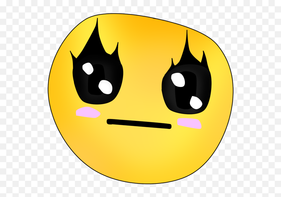 Emo Pokerface Smiley Vrs 2 By Inmoeview - Happy Emoji,Emo Emoticons