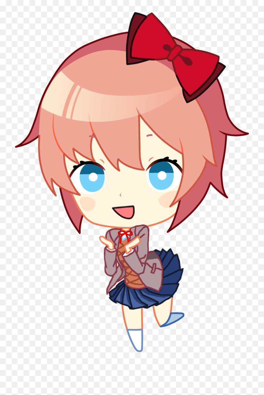 The Most Edited - Chibi Monika And Sayori Emoji,Sayori Emojis