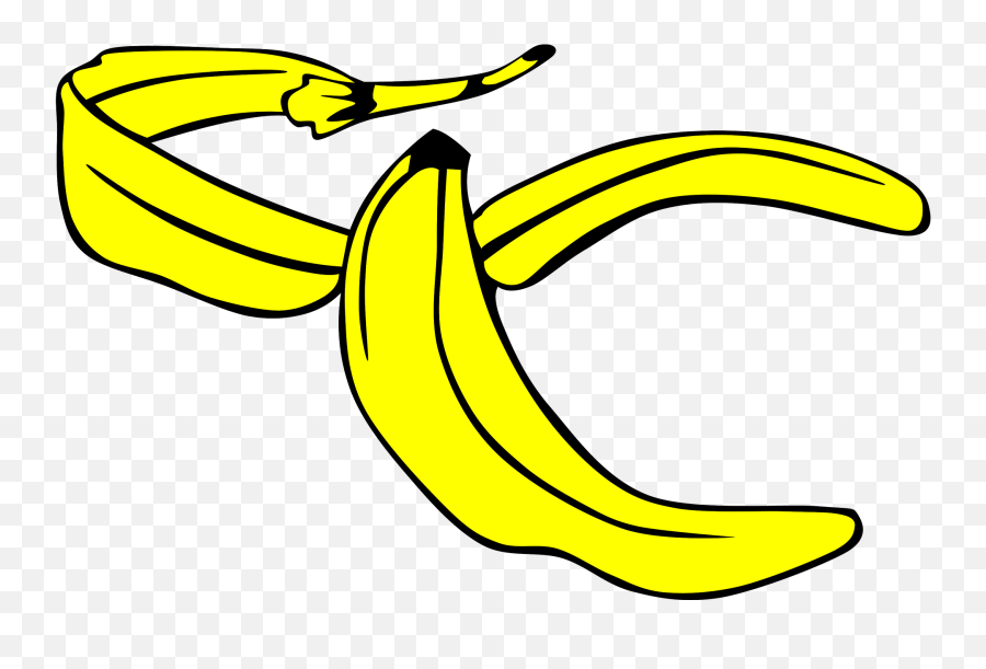Banana Peel Clipart Free Download Transparent Png Creazilla - Transparent Background Banana Peel Cartoon Emoji,Laying On Ground Emoji
