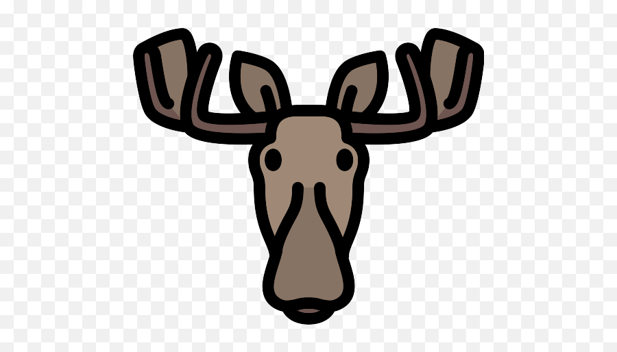 Moose Vector Svg Icon 15 - Png Repo Free Png Icons Automotive Decal Emoji,Moose Emoticon