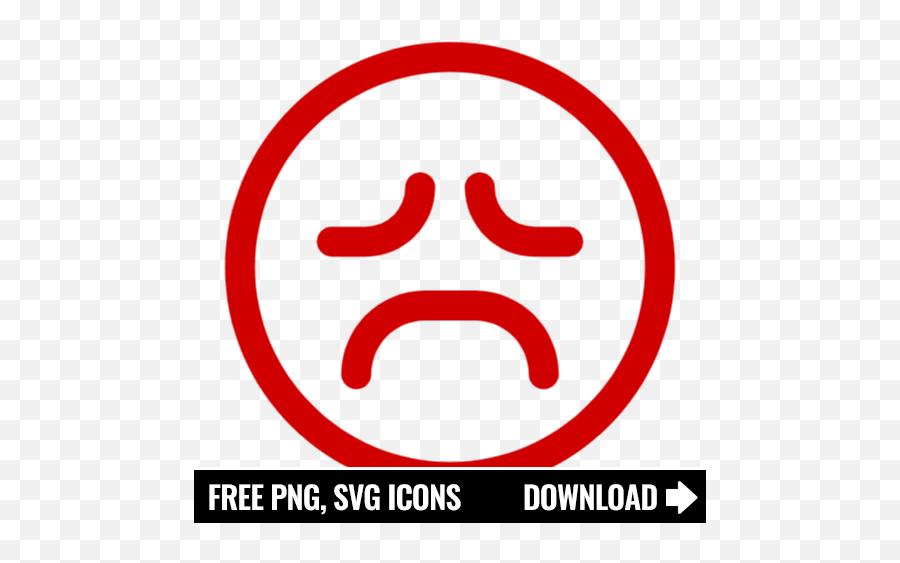 Free Sad Face Emoji Icon Symbol Png Svg Download,Sad Emojis Done With Symbos