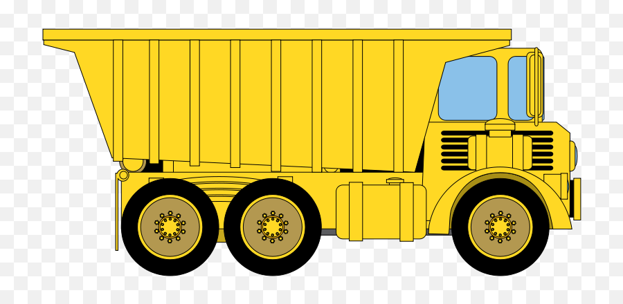 Cartoon Dump Truck Transparent - Dumping Truck Clipart Png Emoji,Garbage Truck Emoji