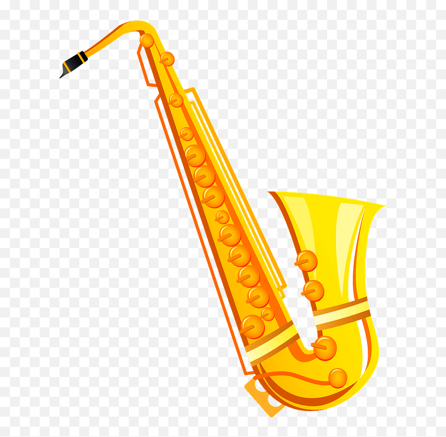 Saxophone Clipart Transparent Background 1 - Clipart World Emoji,Saxophone Emoji