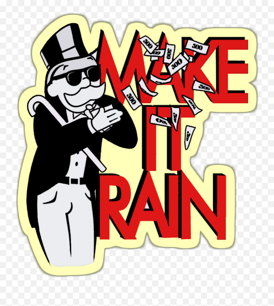 Dollars Clipart Monopoly Dollars Monopoly Transparent Free - Make It Rain Clipart Emoji,Dallas Cowboys Emojis For Android
